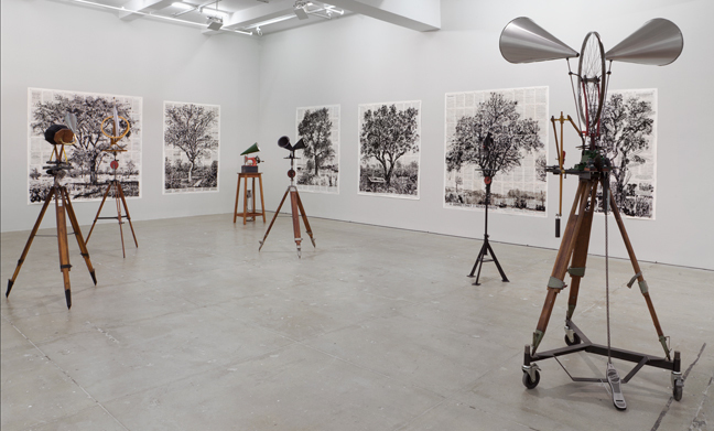 William Kentridge: Second-hand Reading, Installation View, Marian Goodman Gallery, New York, September 17 - October 26, 2013 William Kentridge: Second-hand Reading, Installation View, Marian Goodman Gallery, New York, September 17 - October 26, 2013