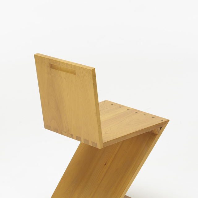 Gerrit Thomas Rietveld Zig Zag Chair 1932 Artsy