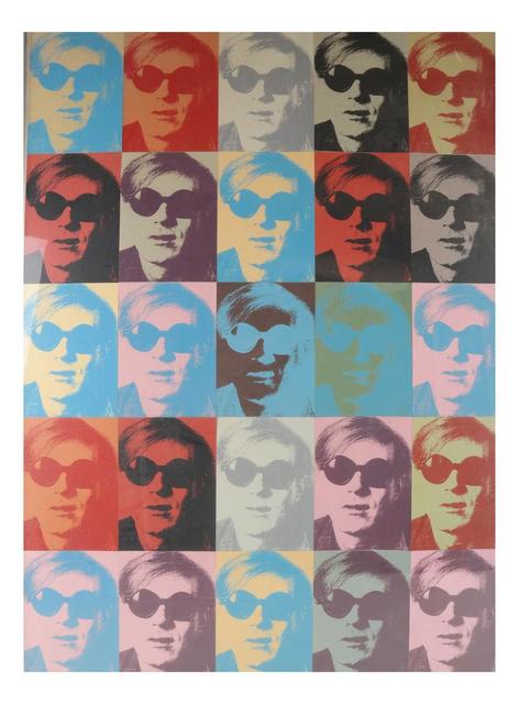 Andy Warhol, ‘Twenty-Five Small Silkscreens, ca. 1970's, Ex. Jacob Baal-Teshuva Collection (art critic), Card Stock, 3" x 5"in. (each), Assembled in Collage Form.’, ca. 1970, VINCE fine arts/ephemera