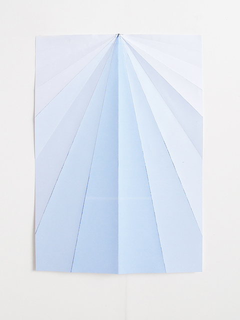 Caline Aoun, ‘Blue Paperplane’, 2015, Grey Noise