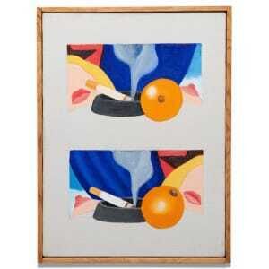 Tom Wesselman - Double Study for Bedroom Painting #2