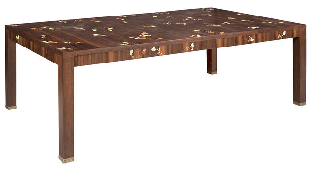 ‘Louis Cane Inlaid Fruitwood Extension Dining Table’, 2000, Design/Decorative Art, Doyle