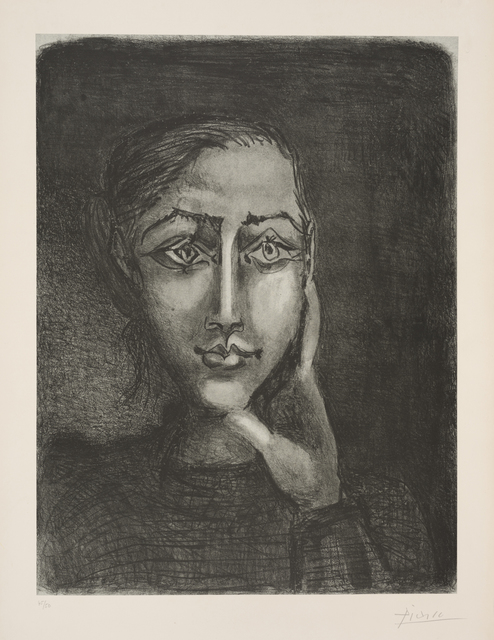 Pablo Picasso, ‘Françoise sur fond gris’, 1950, Frederick Mulder