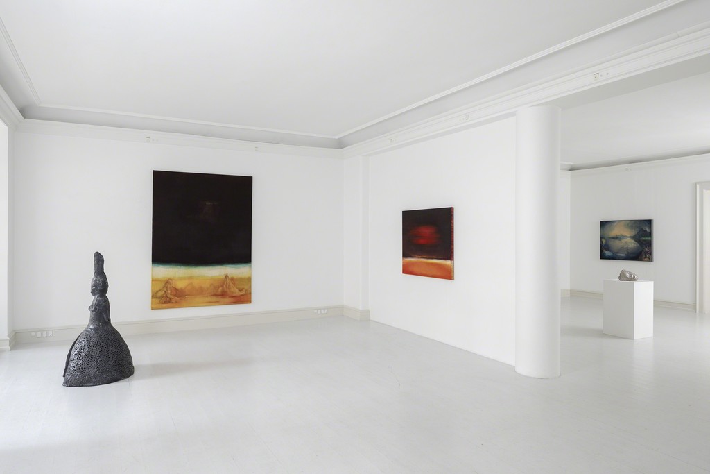 Installation view: Leiko Ikemura, 'Islands Awake', Galerie Mikael Andersen, Copenhagen, 2018. Photo: Jan Søndergaard. Installation view: Leiko Ikemura, 'Islands Awake', Galerie Mikael Andersen, Copenhagen, 2018. Photo: Jan Søndergaard.