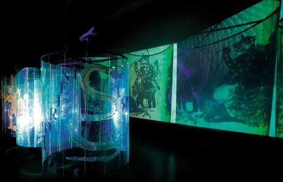 Transgressions, video/shadow play installation, 2001 Transgressions, video/shadow play installation, 2001