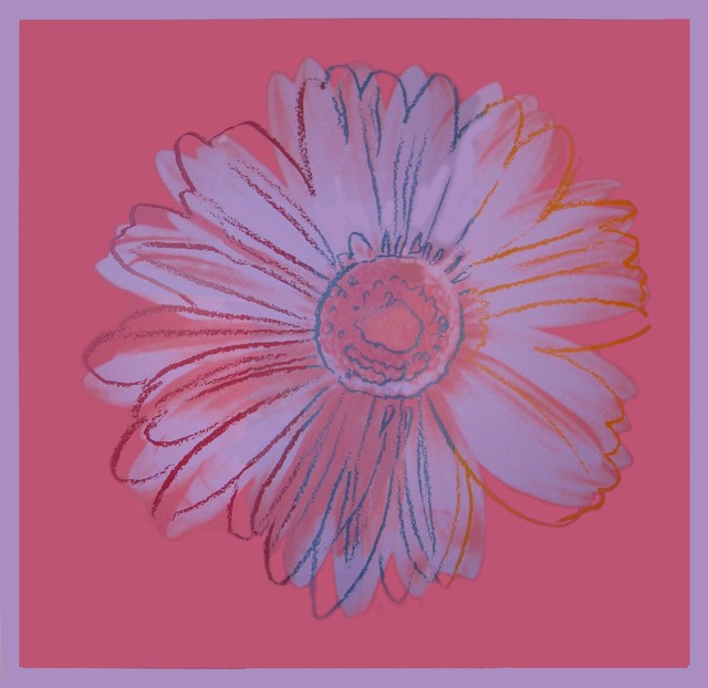 Andy Warhol, ‘Daisy (FS IIIA.8)’, ca. 1982, Drawing, Collage or other Work on Paper, Unique Silkscreen on Lenox Museum Board, Taglialatella Galleries