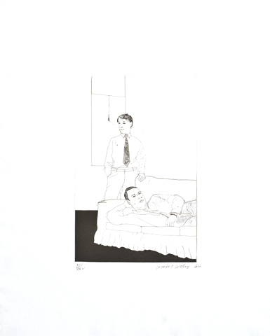 David Hockney, ‘Beautiful and White Flowers’, 1966, Collectors Contemporary