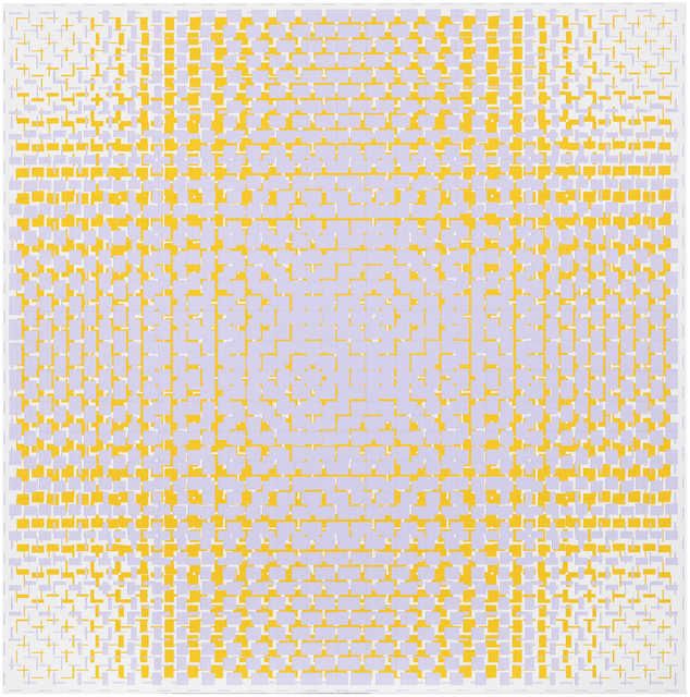 Matti Kujasalo, ‘Lilac-yellow’, 2016, Painting, Acrylique sur toile, Galerie Denise René