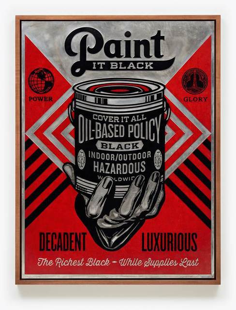 Shepard Fairey (OBEY), ‘Paint it Black (Hand), Plate’, 2015, Pace Prints