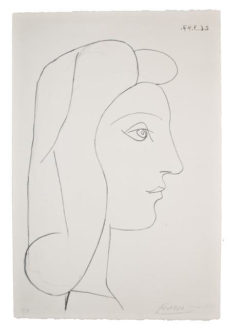 Pablo Picasso, ‘Profil de Femme’, 1947 (March 26), John Szoke