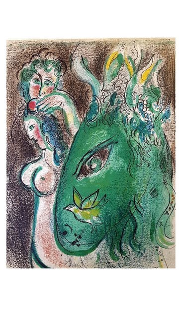 Marc Chagall, ‘Original Lithograph depicting an instant of the Bible by Marc Chagall VIII’, 1960, Galerie Philia