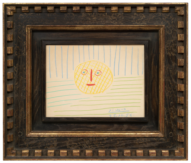 Pablo Picasso, ‘Sunshine’, 1956, Drawing, Collage or other Work on Paper, Pastel on paper, Galerie de Souzy