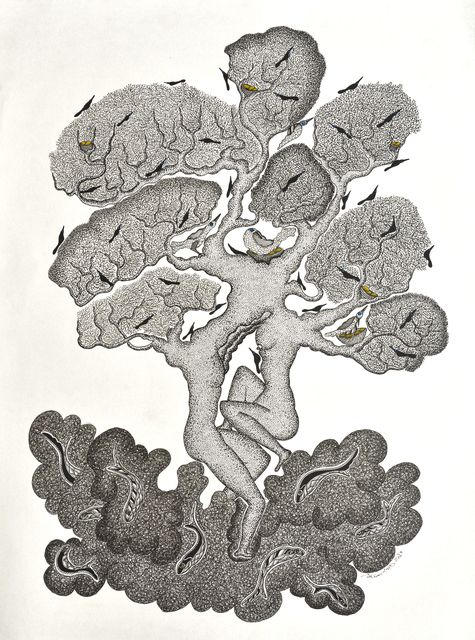 Mayank Singh Shyam, ‘Untitled’, 2019, Painting, Ink on paper, Arushi Arts