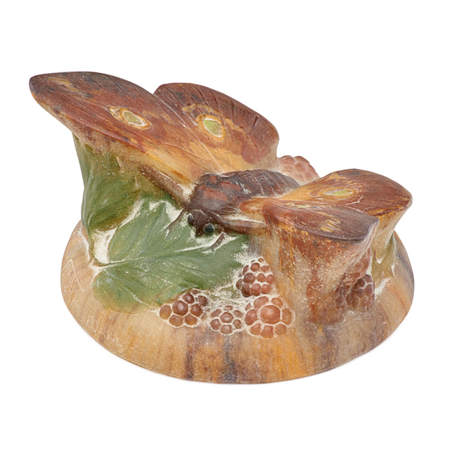 Amalric Walter, ‘Moth Paperweight, Nancy, France, Pâte-de-verre’, Early 20th C., Rago/Wright