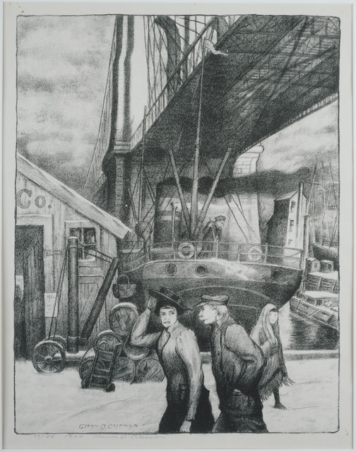 Glenn O. Coleman, ‘Under the Bridge’, 1928, Print, Lithograph on paper, Phillips Collection