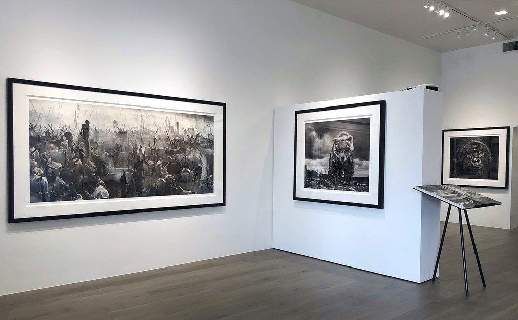 David Yarrow: Off Road & After Hours: Mankind III, Yirol, South Sudan, 2015; Funnel Creek, Alaska, 2016; Kong, 2019 David Yarrow: Off Road & After Hours: Mankind III, Yirol, South Sudan, 2015; Funnel Creek, Alaska, 2016; Kong, 2019