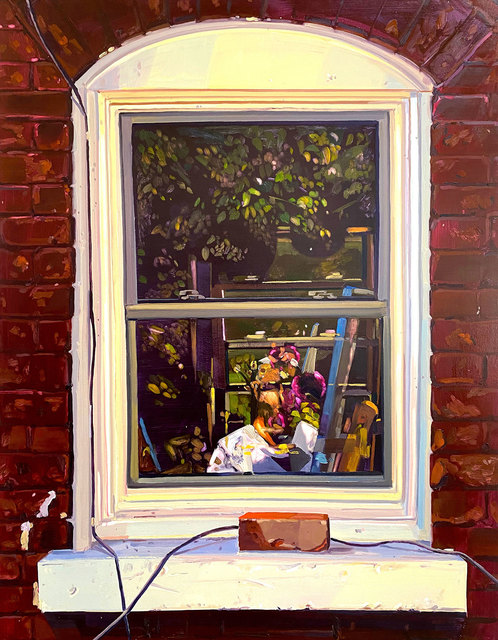 Keiran Brennan Hinton, ‘July Window’, 2020, Painting, Oil on canvas, Galerie Nicolas Robert