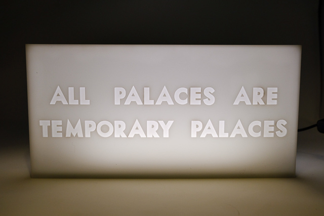 Robert Montgomery, ‘Light Box’, Sculpture, Digitally printed on white Plexiglas and bottom-lit internally with white LED lights, Art Keeps Nonprofits Going Benefit Auction