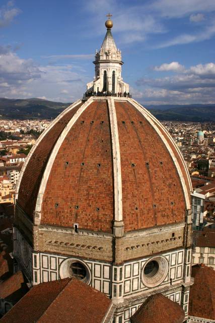 Filippo Brunelleschi | Florence Cathedral (Duomo), drum and dome (1420 ...