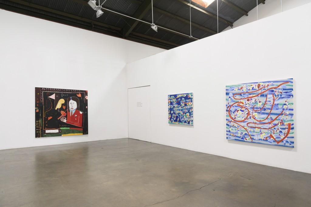 Installation View: Group Show, featuring Trudy Benson, Farshad Farzankia, Benjamin Klein, and Jean Isamu Nagai at Richard Heller Gallery. Exhibition Dates: January 6 - February 10, 2018.
This image (left to right): Work by Farshad Farzankia and Trudy Benson. Installation View: Group Show, featuring Trudy Benson, Farshad Farzankia, Benjamin Klein, and Jean Isamu Nagai at Richard Heller Gallery. Exhibition Dates: January 6 - February 10, 2018.
This image (left to right): Work by Farshad Farzankia and Trudy Benson.