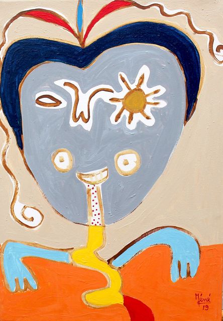 Méné, ‘Série "Métamorphoses" n°10’, 2019, Painting, Mixed media on canvas, OH GALLERY