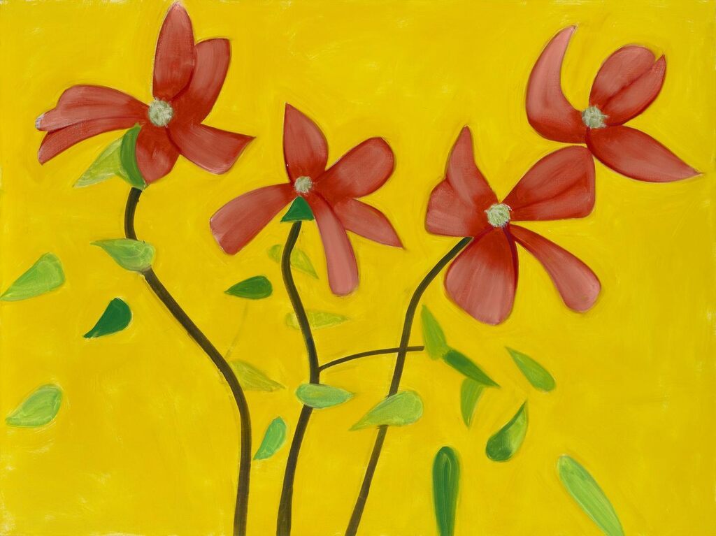 Alex Katz - Red Dogwood I