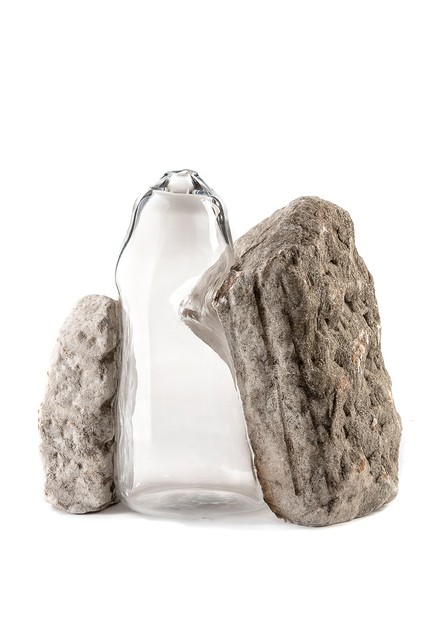 Elisa Bracher, ‘Untitled’, 2018, Sculpture, Stone and glass, Galeria Raquel Arnaud