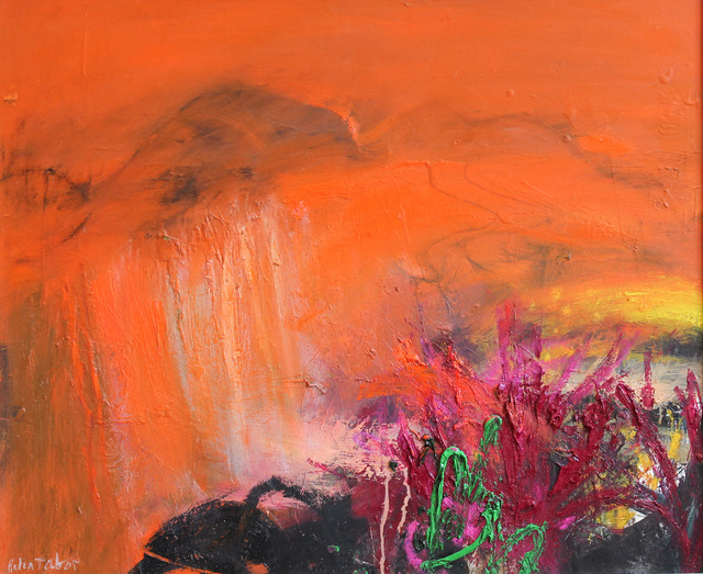 Helen Tabor, ‘Autumn Hillside’, Castlegate House Gallery