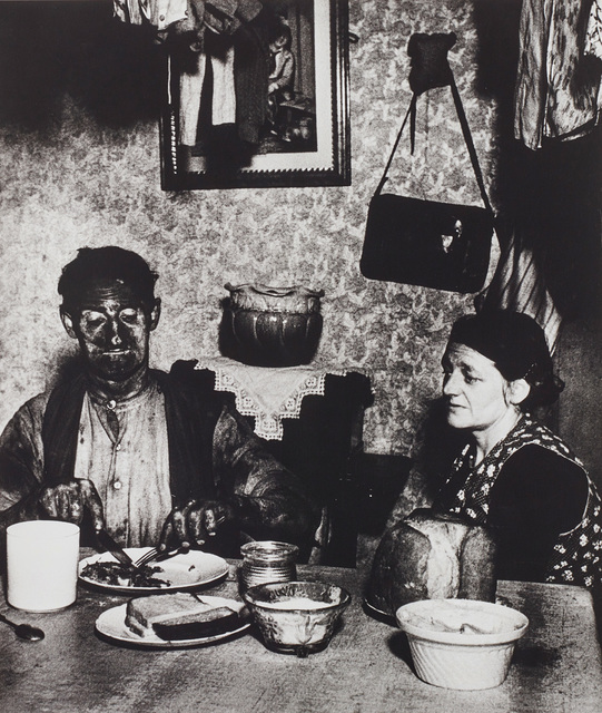 Bill Brandt, ‘Northumbrian miner at his evening meal’, 1937, Phillips