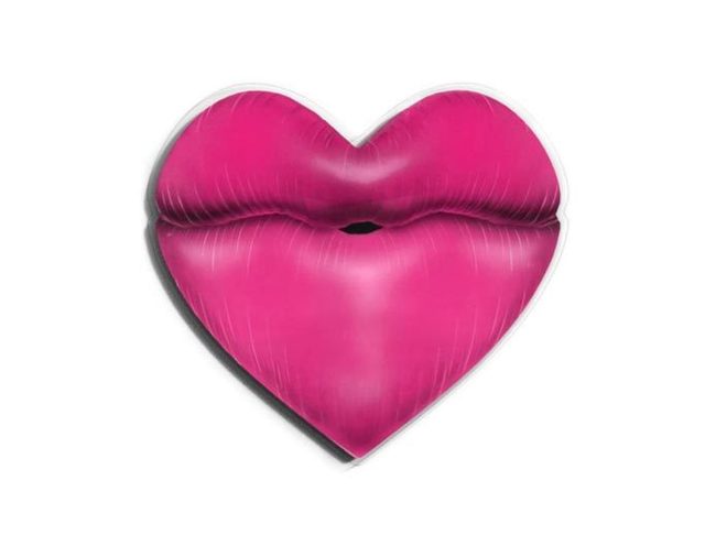 David Drebin, ‘Lips & Love - Hot Pink’, 2018, Sculpture, Etching on Crystal Starfire Glass, Art Angels