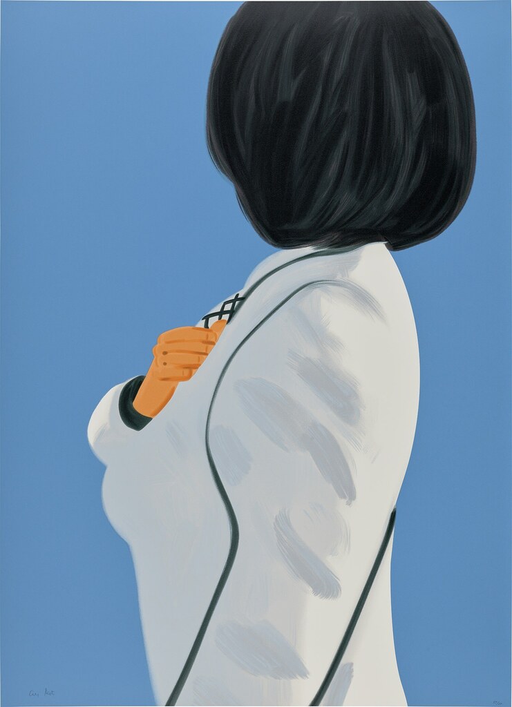 Alex Katz - Vivien in White Coat