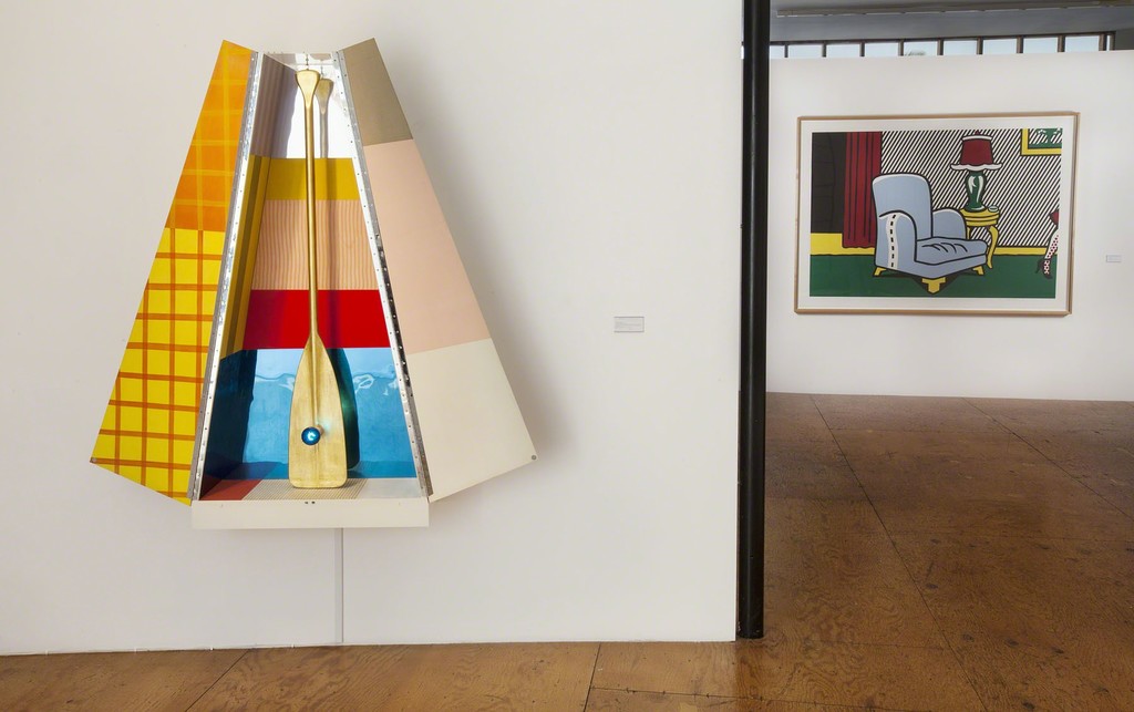 Robert Rauschenberg "PUBLICON--STATION I", and Roy Lichtenstein "La Sortie" Robert Rauschenberg "PUBLICON--STATION I", and Roy Lichtenstein "La Sortie"