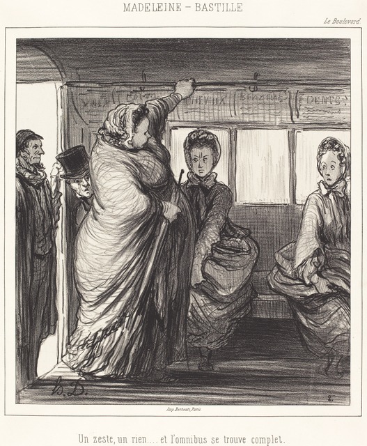 Honoré Daumier, ‘Madeleine-Bastille’, 1862, National Gallery of Art, Washington, D.C.