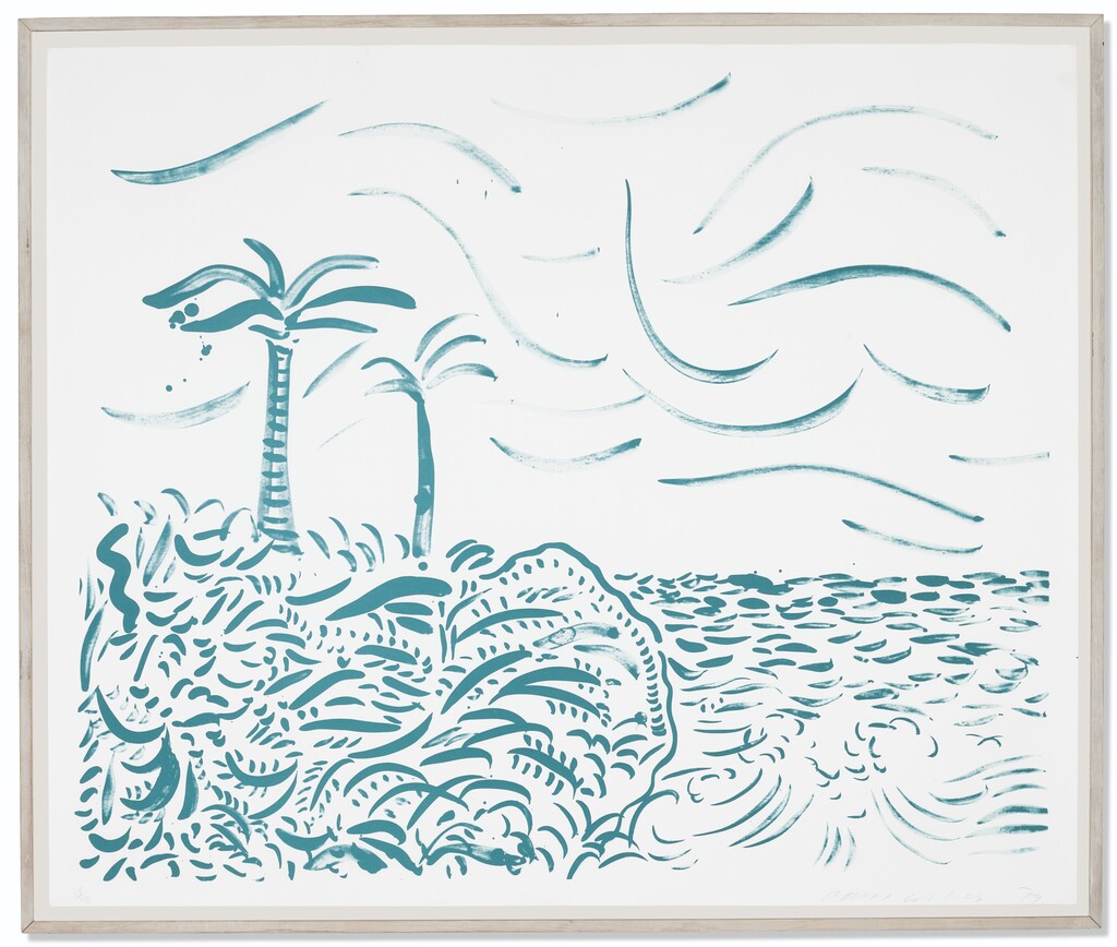 David Hockney - Green Bora Bora