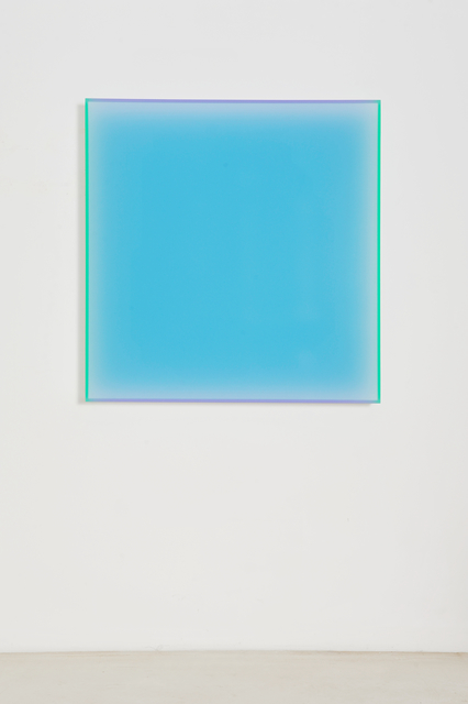 Regine Schumann, ‘colormirror satin türkis madrid’, 2018, Galerie Judith Andreae