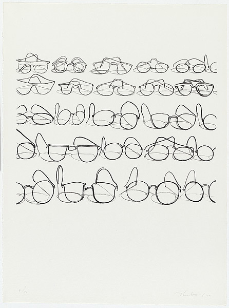 Wayne Thiebaud, ‘Glasses’, 1971, Paul Thiebaud Gallery