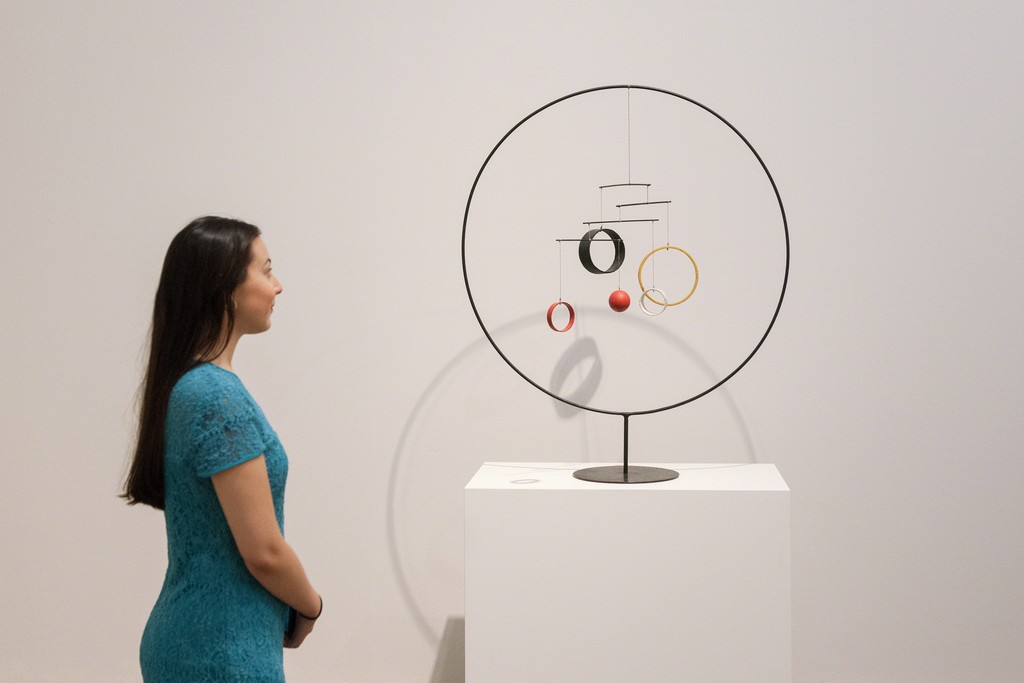 Installation photograph, Alexander Calder: Performing Sculpture Installation photograph, Alexander Calder: Performing Sculpture