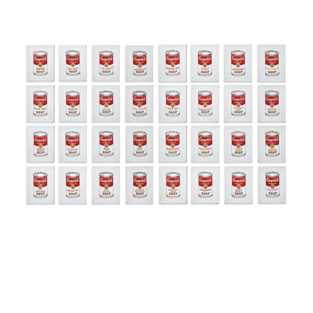Richard Pettibone - Andy Warhol, '32 Cans of Campbell's Soup,'