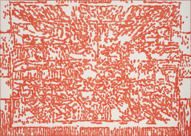 Jonas Balsaitis, ‘Imprint Image No. 4’, 1990, Painting, Acrylic on canvas, Charles Nodrum Gallery
