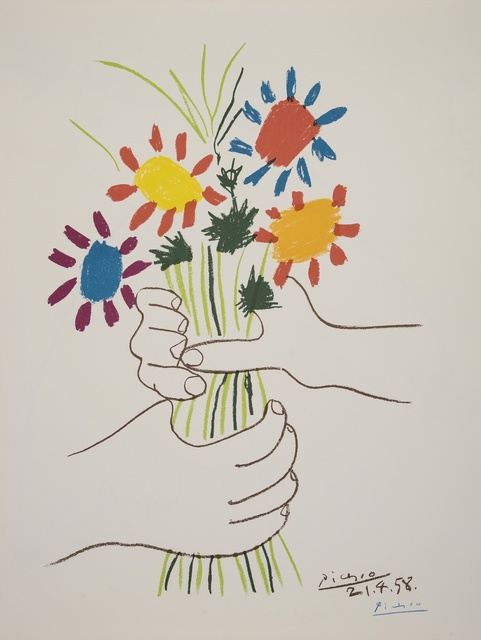 Pablo Picasso, ‘Bouquet de Fleurs (Czwiklitzer 147)’, 1958, Print, Lithograph printed in colours, Forum Auctions