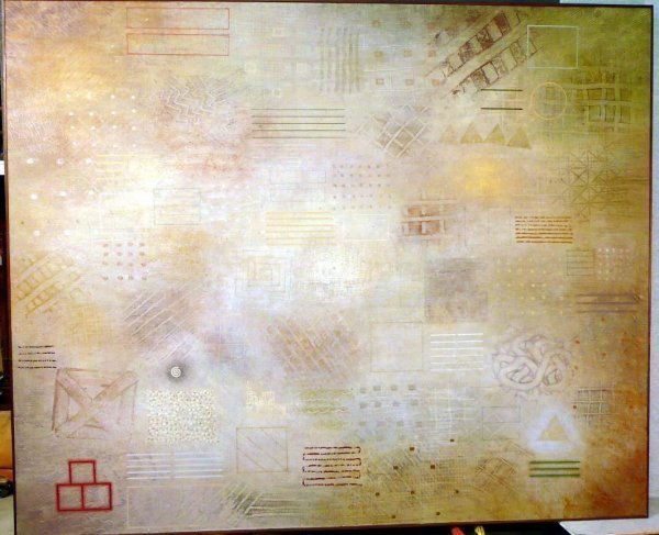 David Shapiro, ‘Exceptional Monumental David Shapiro Abstract Painting’, 1980-1989, Lions Gallery
