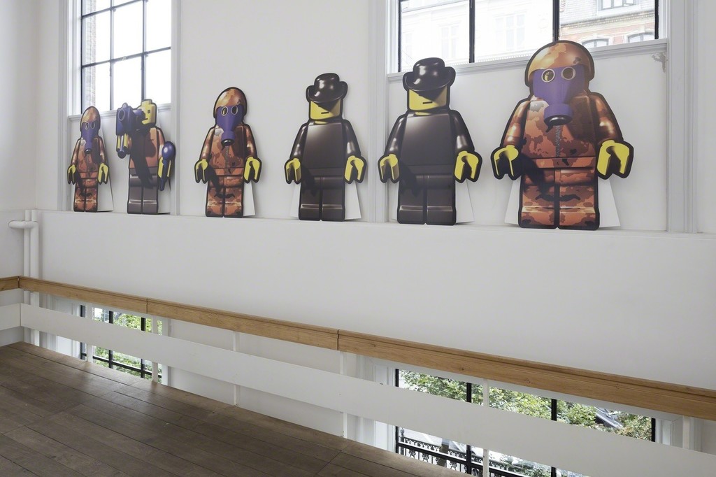 Etoy, "Toywar", 1999/2000. Documentation. Installation view from 'Whistleblowers & Vigilantes, Kunsthal Charlottenborg, 2017. Photo by Anders Sune Berg. Etoy, "Toywar", 1999/2000. Documentation. Installation view from 'Whistleblowers & Vigilantes, Kunsthal Charlottenborg, 2017. Photo by Anders Sune Berg.