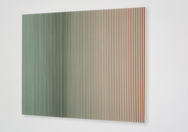 Yu Yang 于洋 (b. 1979), ‘融-青绿山隐 Fusion-Dark Green Mountain Landscape’, 2017, Mixed Media, Ink on Paper, Wood, Art Granary