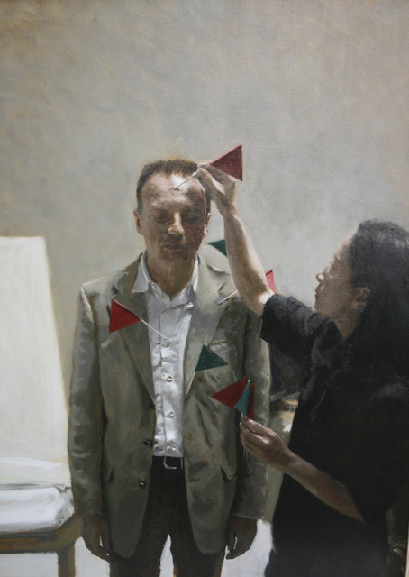 Rafel Bestard, ‘Mujer y hombre con banderillas ’, 2016, Galeria Contrast