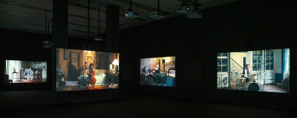 Installation view of Ragnar Kjartansson: Scandinavian Pain & Other Myths (Phoenix Art Museum, Arizona, November 3, 2018 – April 14, 2019). Photograph by Airi Katsuta. Installation view of Ragnar Kjartansson: Scandinavian Pain & Other Myths (Phoenix Art Museum, Arizona, November 3, 2018 – April 14, 2019). Photograph by Airi Katsuta.