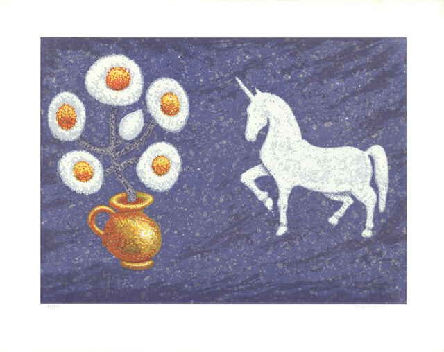 Douglas Mazonowicz, ‘Unicorn’, 1983, Print, Serigraph, ArtWise