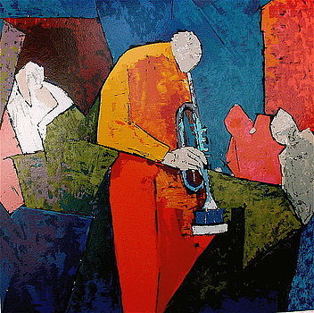 Ephraim Urevbu, ‘Midnight Blues’, 1996, Art Village Gallery
