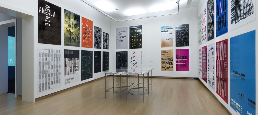 Philippe Apeloig: Using Type. Installation view. Photo: Gert-Jan van Rooij Philippe Apeloig: Using Type. Installation view. Photo: Gert-Jan van Rooij