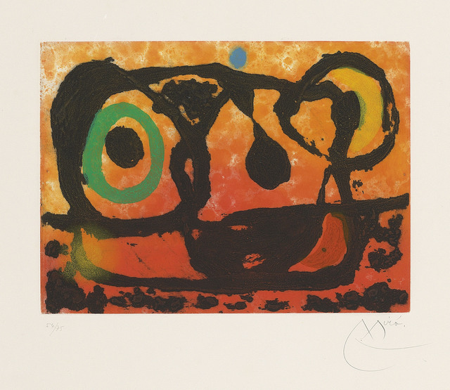 Joan Miró, ‘Tête au soleil couchant’, 1967, Christie's