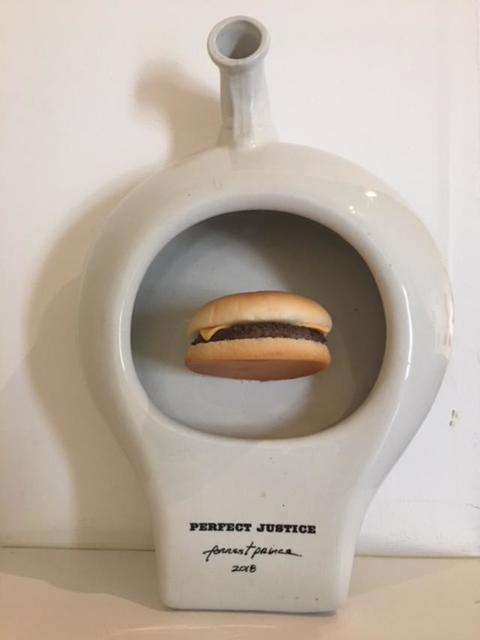 Forrest Prince, ‘Perfect Justice’, 2018, Sculpture, Ceramic and Mixed Media, Deborah Colton Gallery